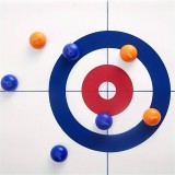 Tisch-Curling-Spiel Set mit 8 Steinen (Curling Kugel) und Matte für grosse Unterhaltung