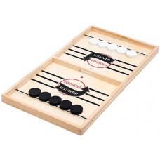 Jeu de table Foosball Hockey pour des soirées de jeu divertissantes 1vs1 en bois