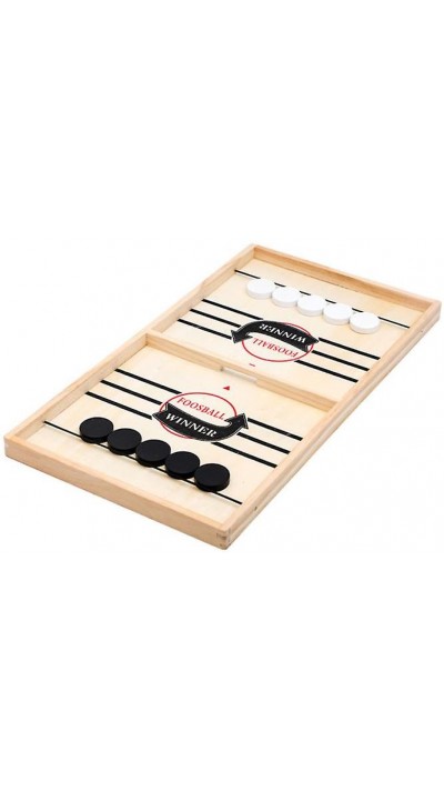 Jeu de table Foosball Hockey pour des soirées de jeu divertissantes 1vs1 en bois