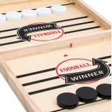 Jeu de table Foosball Hockey pour des soirées de jeu divertissantes 1vs1 en bois