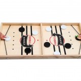 Jeu de table Foosball Hockey pour des soirées de jeu divertissantes 1vs1 en bois