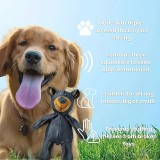 Jouet indestructible pour chien ours robuste en tissu durable - Bleu