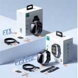 Joyroom Fit-Life JR-FT3 smartwatch Bluetooth IP68 compatible avec iPhone & Android - Noir