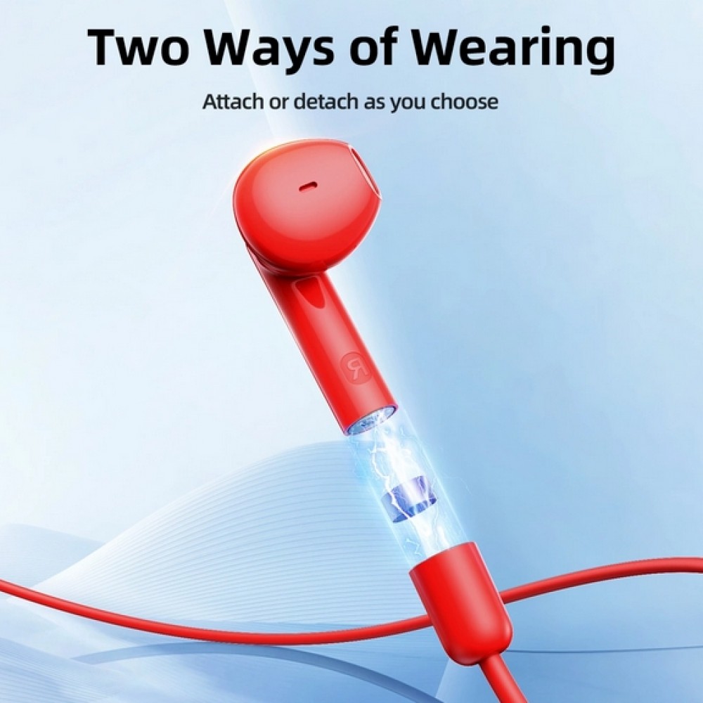 Joyroom JR-DS1 In-Ear Sport wireless Bluetooth Kopfhörer für Fitness - Rot