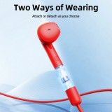 Joyroom JR-DS1 In-Ear Sport wireless Bluetooth Kopfhörer für Fitness - Rot