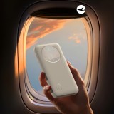 Joyroom 3 in 1 Powerbank mit 10000mAh Kapazität clean Design 2x USB-A 2.4 & 1x USB-C (In+Out) - Weiss