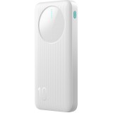 Joyroom 3 in 1 Powerbank mit 10000mAh Kapazität clean Design 2x USB-A 2.4 & 1x USB-C (In+Out) - Weiss