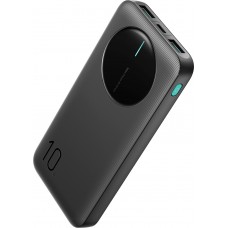 Joyroom Powerbank 3 en 1 avec capacité de 10000mAh clean Design 2x USB-A 2.4 & 1x USB-C (In+Out) - Noir
