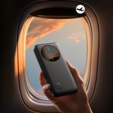 Joyroom Powerbank 3 en 1 avec capacité de 10000mAh clean Design 2x USB-A 2.4 & 1x USB-C (In+Out) - Noir