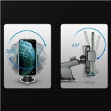 Joyroom support de téléphone (JR-OK3) de voiture avec bras télescopique et extensible fixation pare-brise - Noir