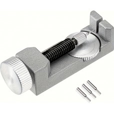 Uhren Einstellset mit Stiftentferner und Reparaturwerkzeugen für Metallarmbänder - Silber