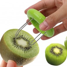 Kiwi découpeur & Extracteur de fruits - Outil de cuisine pour kiwis - Vert
