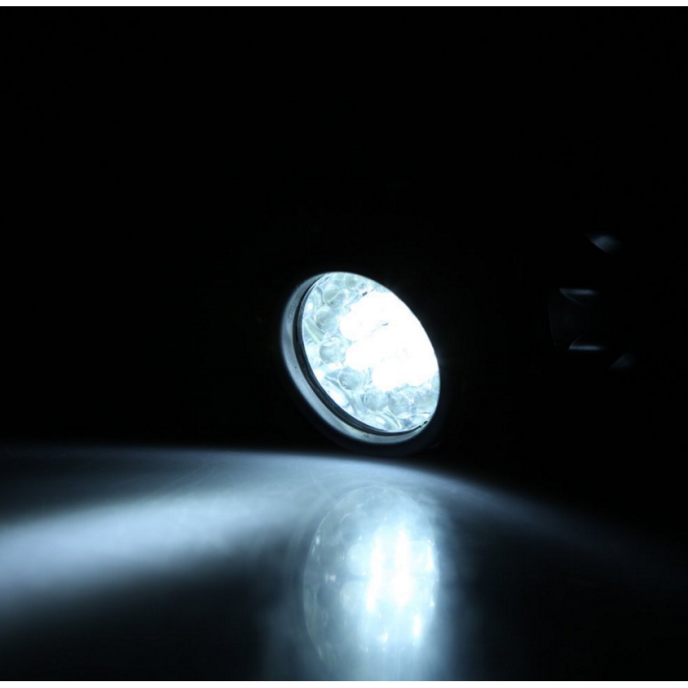 Lampe frontale waterproof 21 LED - 4 modes d'éclairage
