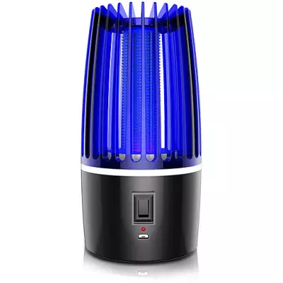 Lampe LED Outdoor anti-insectes et moustiques d'extérieur avec courant électrique - Noir