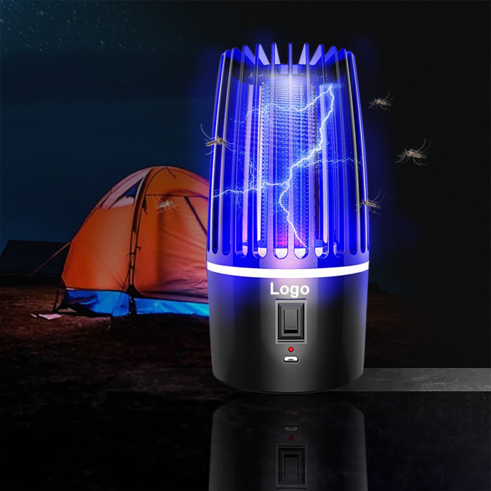 Lampe LED Outdoor anti-insectes et moustiques d'extérieur avec courant électrique - Noir