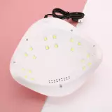 Lampe LED portable pour sécher le vernis semi-permanent à la maison - Rose clair