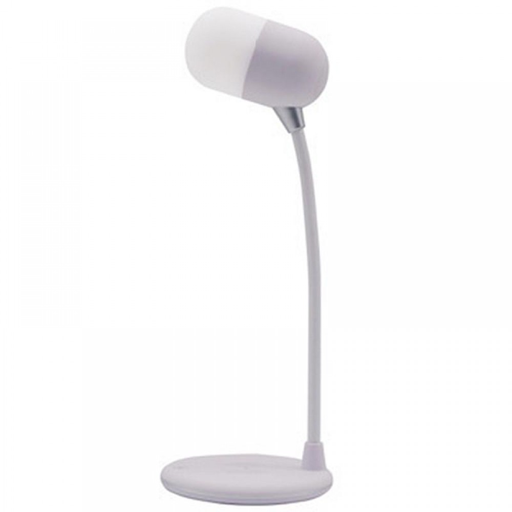 Lampe de chevet 5 en 1 avec chargeur sans fil et commande tactile