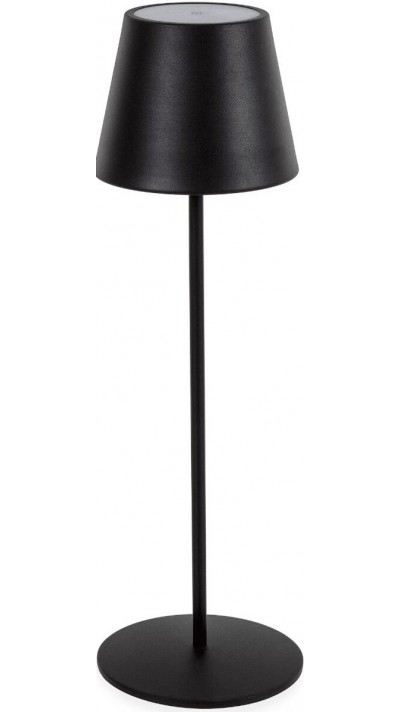 Lampe de table portable design nordique minimaliste en métal - Noir