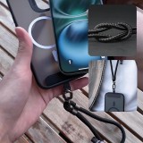 Dudao L20MAX 4-in-1 Kabelband USB-A / USB-C / Lightning PD QC 65W (1,5 m) - Schwarz