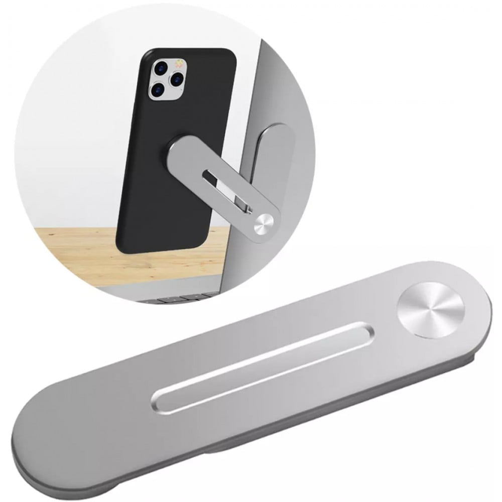 Bras de support magnétique pour smartphone en aluminium pour ordinateur et  écran - Argent - Acheter sur PhoneLook