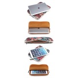 Lisen fourre jungle laptop 13 pouces, ordinateur portable, iPad, macBook - Bleu clair