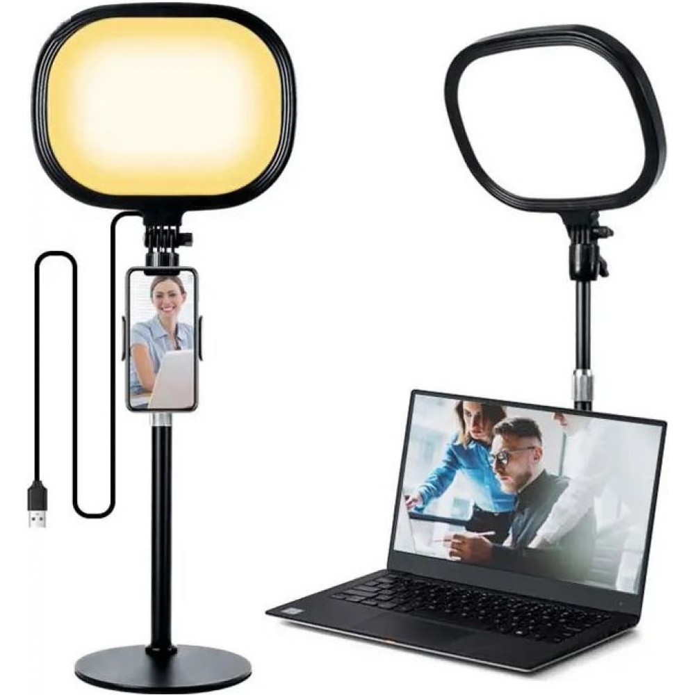 Lumière selfie de table studio sur pied bi-color pour visio-conférence /  podcast /  Stream - Acheter sur PhoneLook