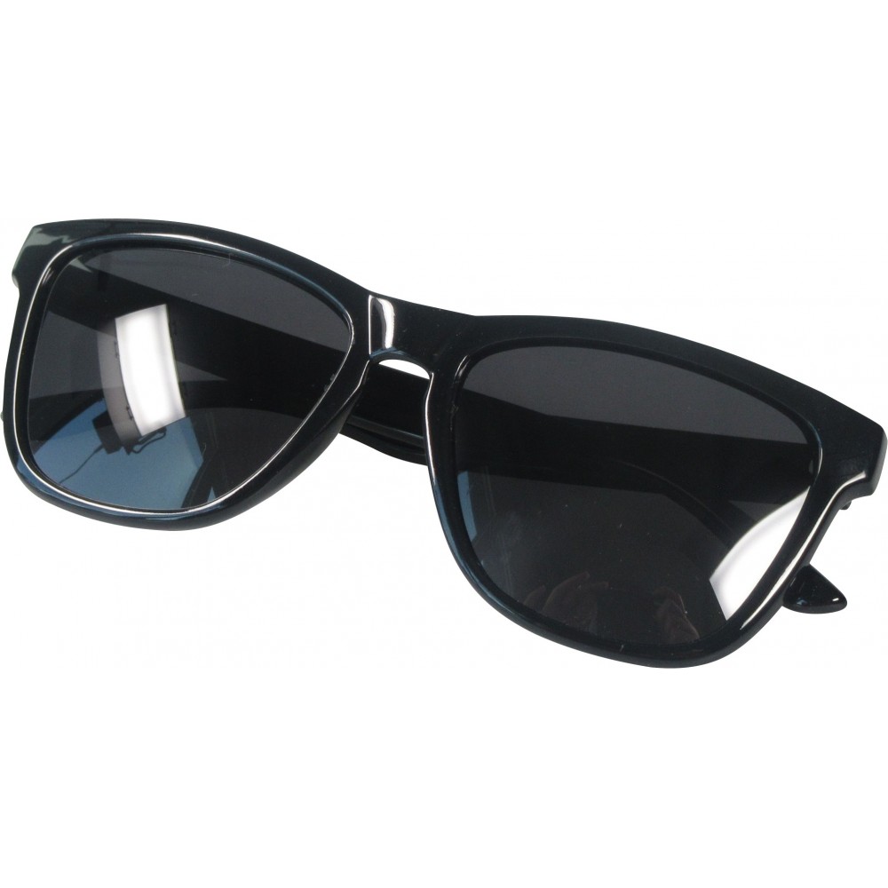 Lunettes de soleil UV400 avec cadre en plastique PhoneLook - Noir