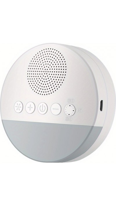 Machine à bruit blanc apaisant avec veilleuse LED intégrée pour sommeil apaisé bébé, enfant et adulte