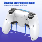 P-02 Bluetooth-Controller für PS4, PC und Android - Weiss