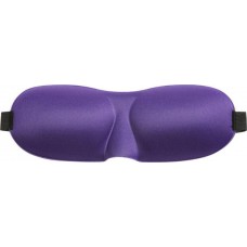 Masque de sommeil de voyage 3D pour avion - Mousse/tissu confortable et léger - Violet