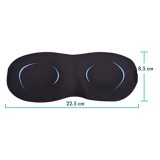 Masque de sommeil de voyage 3D pour avion - Mousse/tissu confortable et léger - Violet