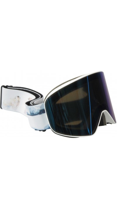 Masque de ski et de snowboard Snowledge lunettes de protection stylées avec protection UV et traitement anti-buée - Nr. 10