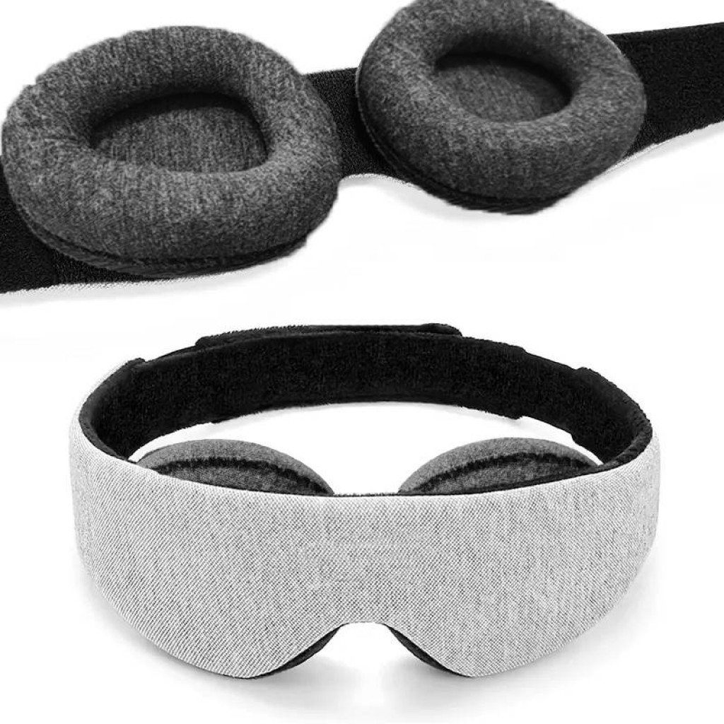 Masque De Sommeil 3D Ajustable - Confort, Lumière Bloquée, Bandeau Élastique Personnalisé