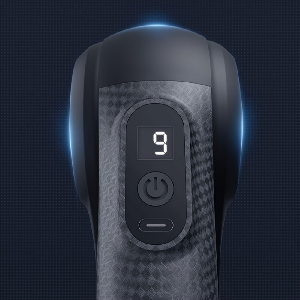 Massage Gun - Pistolet de massage rechargeable grande capacité 9 niveaux d'intensité / 9 têtes de massage