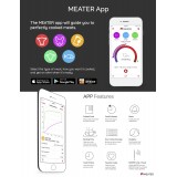 Meater Plus - Fleischthermometer Bluetooth (50m) Kabelloses Smart mit App iOS/Android