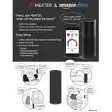 Meater Plus - Fleischthermometer Bluetooth (50m) Kabelloses Smart mit App iOS/Android