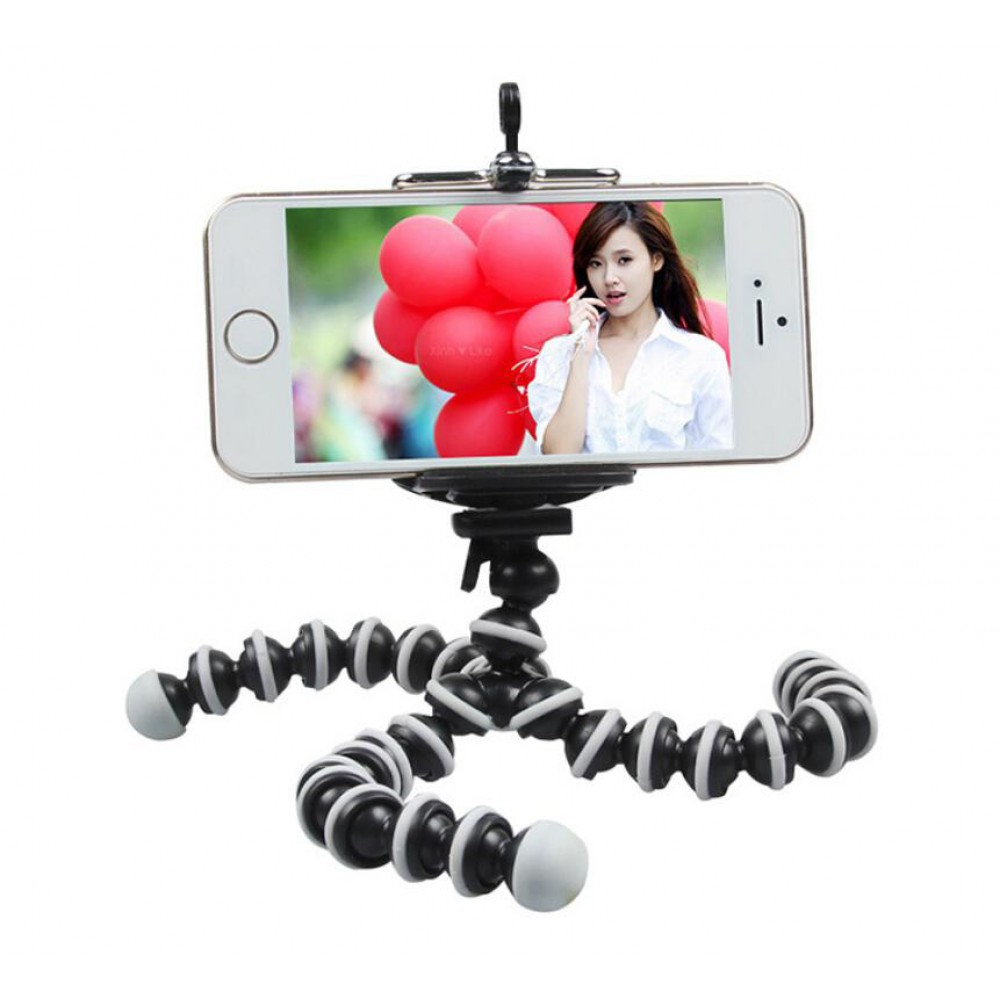 Mini GorillaPod Handy Stativ für Fotografie ultra leicht + flexibel - 360° dreh- & bewegbar