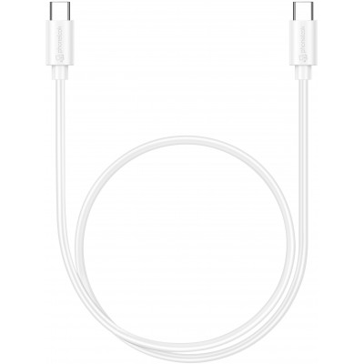 Mini câble chargeur USB-C vers USB-C (50 cm) - PhoneLook - Blanc