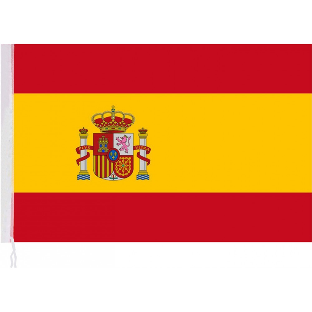 Original mini patriotische Supporter (Fan) Spanien National Flagge / Fahne Dekoration