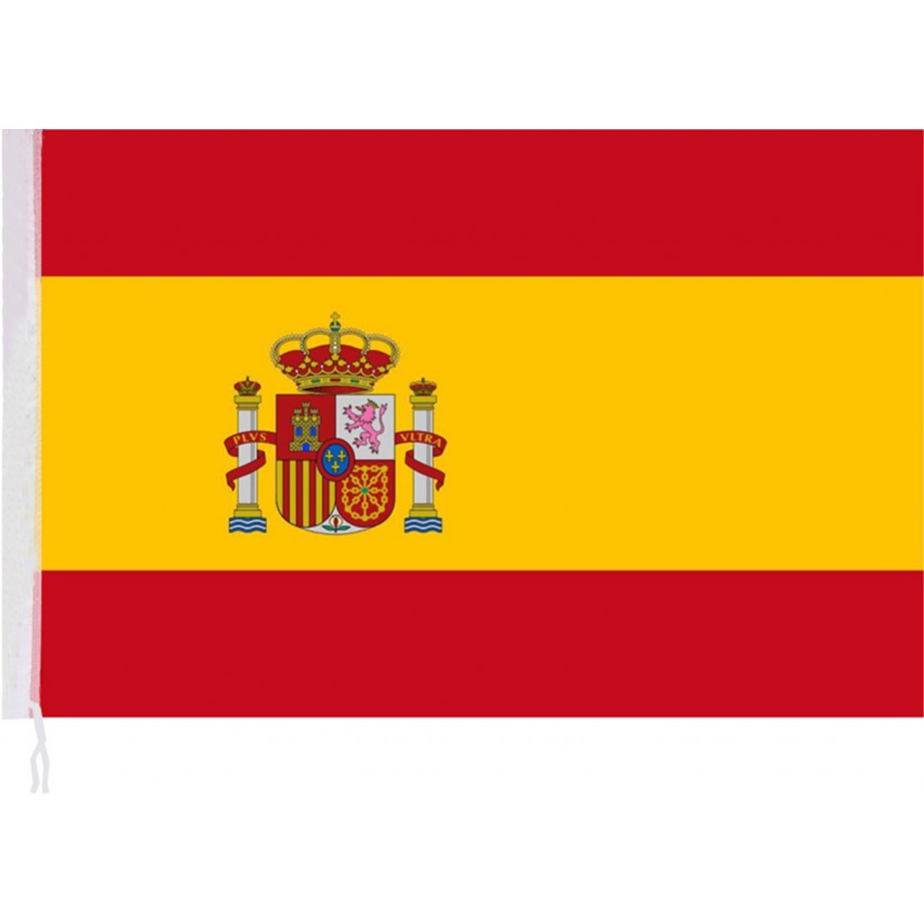Mini-Fahne Spanien Teneriffa – 15x10 Cm, Polyester, Doppelseitig Bedruckt