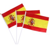 Original mini patriotische Supporter (Fan) Spanien National Flagge / Fahne Dekoration