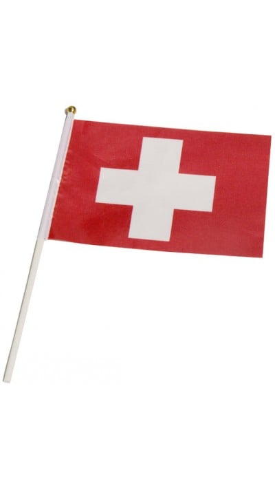 Original mini drapeau patriotique / bannière national suisse Support décoration