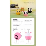 Mini enceinte speaker portable légère avec Bluetooth sans fil en forme d’animal - Panda