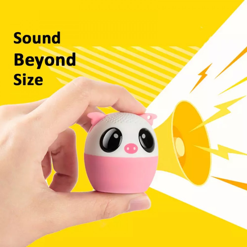 Mini enceinte speaker portable légère avec Bluetooth sans fil en forme d’animal - Panda