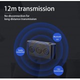 Mini récepteur audio Bluetooth 5.0 BR03 avec slot pour carte TF et prise AUX 3,5 mm pour voiture