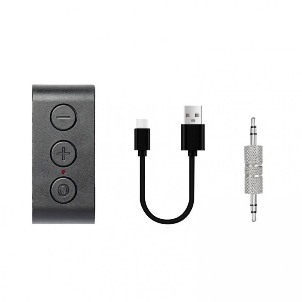 Mini récepteur audio Bluetooth 5.0 BR03 avec slot pour carte TF et prise AUX 3,5 mm pour voiture
