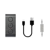 Mini récepteur audio Bluetooth 5.0 BR03 avec slot pour carte TF et prise AUX 3,5 mm pour voiture
