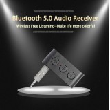Mini récepteur audio Bluetooth 5.0 BR03 avec slot pour carte TF et prise AUX 3,5 mm pour voiture