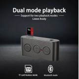 Mini récepteur audio Bluetooth 5.0 BR03 avec slot pour carte TF et prise AUX 3,5 mm pour voiture