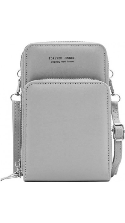 Mini sac à main élégant pochette universelle pour smartphone - Blanc